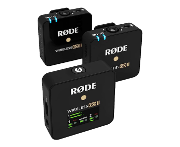 RØDE Wireless Go II Dual Channel Wireless System with Built-in Microphones